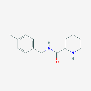 N-[(4-methylphenyl)methyl]piperidine-2-carboxamide