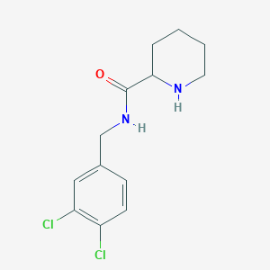 N-[(3,4-dichlorophenyl)methyl]piperidine-2-carboxamide