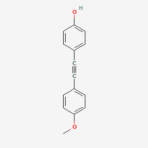 4-(2-(4-Methoxyphenyl)ethynyl)phenol