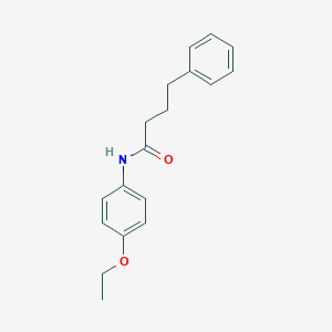 molecular formula C18H21NO2 B311248 N-(4-ethoxyphenyl)-4-phenylbutanamide 