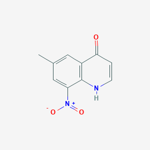 6-Methyl-8-nitroquinolin-4-ol