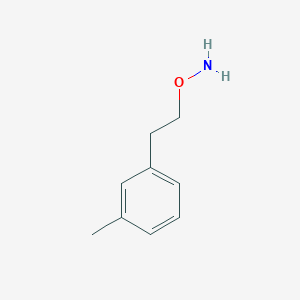 molecular formula C9H13NO B3112694 O-[2-(3-methylphenyl)ethyl]hydroxylamine CAS No. 191473-36-6