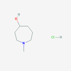 molecular formula C7H16ClNO B3112748 1-Methylazepan-4-ol hydrochloride CAS No. 1923194-67-5
