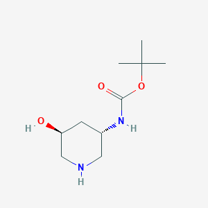 B3112920 tert-Butyl ((3S,5S)-5-hydroxypiperidin-3-yl)carbamate CAS No. 1932116-79-4