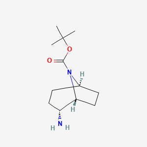 molecular formula C12H22N2O2 B3112923 endo-8-Boc-8-azabicyclo[3.2.1]octan-2-amine CAS No. 1932128-35-2