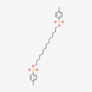 molecular formula C28H42O6S2 B3112929 tetradecane-1,14-diyl bis(4-methylbenzenesulfonate) CAS No. 193215-86-0