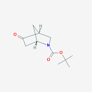 molecular formula C11H17NO3 B3113048 tert-Butyl (1S,4S)-5-oxo-2-azabicyclo[2.2.1]heptane-2-carboxylate CAS No. 1932590-17-4