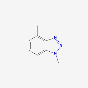 molecular formula C8H9N3 B3113092 1,4-Dimethyl-1H-benzo[d][1,2,3]triazole CAS No. 1934480-44-0
