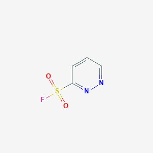 molecular formula C4H3FN2O2S B3113124 Pyridazine-3-sulfonyl fluoride CAS No. 1934818-58-2
