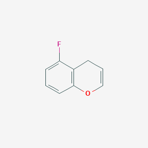 molecular formula C9H7FO B3113140 5-Fluoro-4H-1-benzopyran CAS No. 1935297-56-5