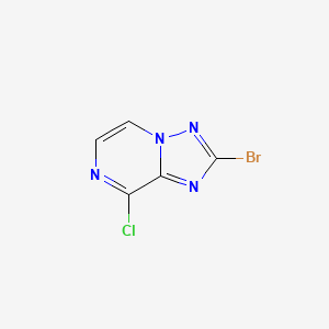 molecular formula C5H2BrClN4 B3113158 2-Bromo-8-chloro-[1,2,4]triazolo[1,5-a]pyrazine CAS No. 1936016-69-1