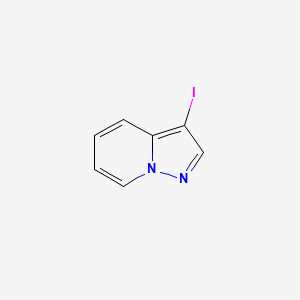 molecular formula C7H5IN2 B3113177 3-Iodopyrazolo[1,5-a]pyridine CAS No. 19363-99-6