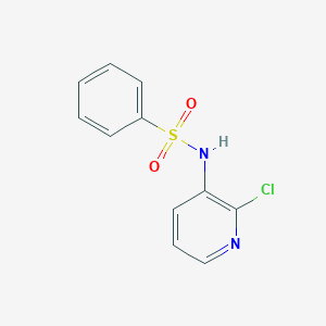 molecular formula C11H9ClN2O2S B311340 N-(2-chloro-3-pyridinyl)benzenesulfonamide 