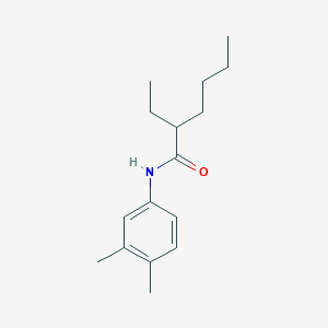 molecular formula C16H25NO B311350 N-(3,4-dimethylphenyl)-2-ethylhexanamide 