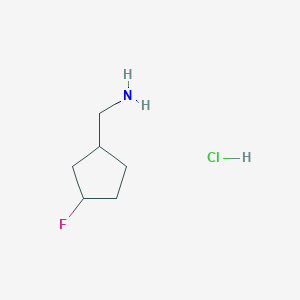 (3-Fluorocyclopentyl)methanamine hydrochloride