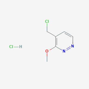 4-(Chloromethyl)-3-methoxypyridazine hydrochloride