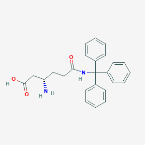 (S)-3-Amino-6-oxo-6-(tritylamino)hexanoic acid