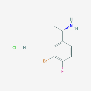 (S)-1-(3-Bromo-4-fluorophenyl)ethanamine hydrochloride