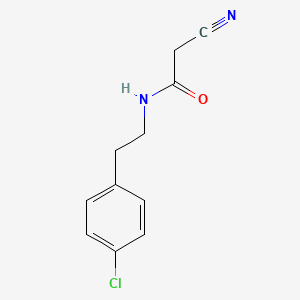 N-[2-(4-chlorophenyl)ethyl]-2-cyanoacetamide