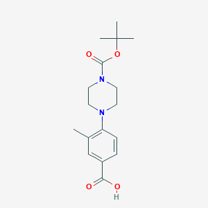 4-(4-(Tert-butoxycarbonyl)piperazin-1-yl)-3-methylbenzoic acid