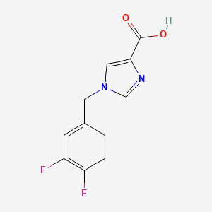 1-(3,4-difluorobenzyl)-1H-imidazole-4-carboxylic acid