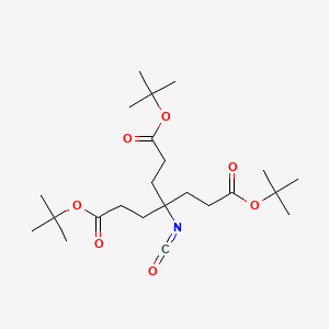molecular formula C23H39NO7 B3113690 Weisocyanate CAS No. 197368-00-6