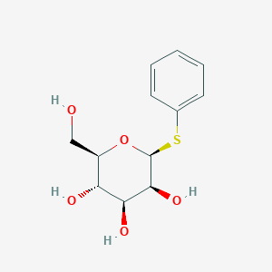 molecular formula C₁₂H₁₆O₅S B031137 苯基 α-D-硫代曼诺吡喃苷 CAS No. 77481-62-0