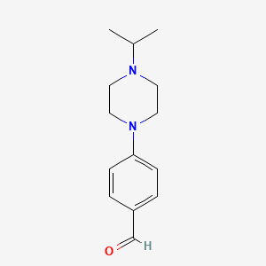 molecular formula C14H20N2O B3113714 4-(4-Isopropylpiperazin-1-yl)benzaldehyde CAS No. 197638-78-1