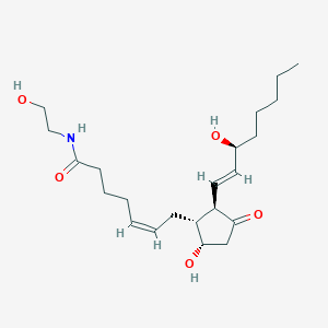molecular formula C22H37NO5 B031139 PGD2 ethanolamide CAS No. 398138-28-8