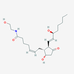 molecular formula C22H37NO5 B031139 Prostaglandin D2 Ethanolamide CAS No. 398138-28-8