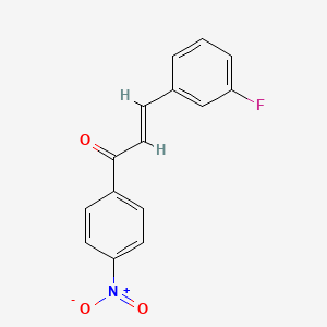 (E)-3-(3-fluorophenyl)-1-(4-nitrophenyl)prop-2-en-1-one