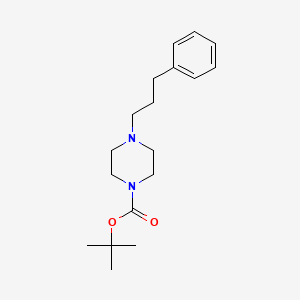 Tert-butyl 4-(3-phenylpropyl)piperazine-1-carboxylate