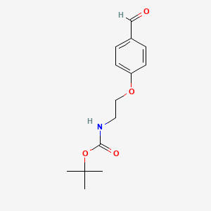 Tert-butyl N-[2-(4-formylphenoxy)ethyl]carbamate