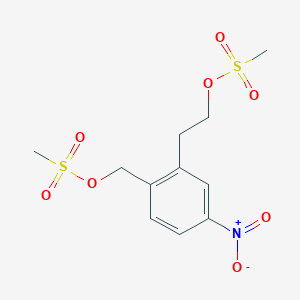 2-(2-(Methylsulfonyloxy)ethyl)-4-nitrobenzyl (methanesulfonate)