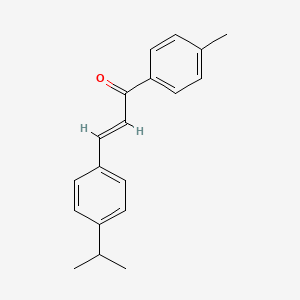 molecular formula C19H20O B3114010 3-(4-Isopropylphenyl)-1-(4-methylphenyl)prop-2-en-1-one CAS No. 199165-58-7