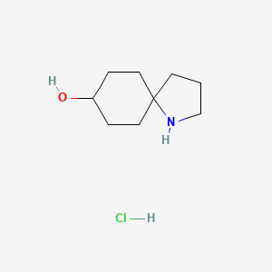 molecular formula C9H18ClNO B3114040 cis-1-Azaspiro[4.5]decan-8-ol hydrochloride CAS No. 1992996-36-7
