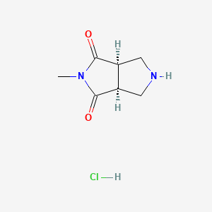 (3aR,6aS)-2-methyl-octahydropyrrolo[3,4-c]pyrrole-1,3-dione hydrochloride