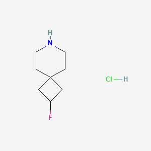 molecular formula C8H15ClFN B3114053 2-Fluoro-7-azaspiro[3.5]nonane hydrochloride CAS No. 1993157-21-3