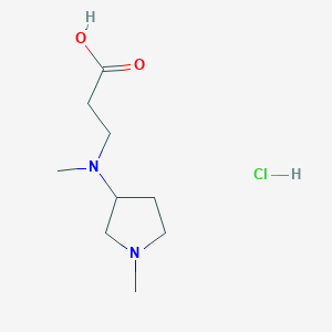 N-Methyl-N-(1-methyl-3-pyrrolidinyl)-beta-alanine hydrochloride