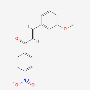 B3114099 (E)-3-(3-methoxyphenyl)-1-(4-nitrophenyl)prop-2-en-1-one CAS No. 199583-38-5