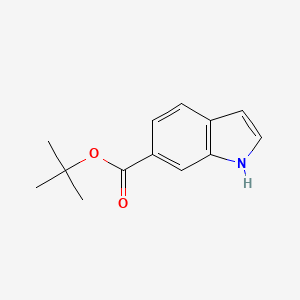 molecular formula C13H15NO2 B3114114 tert-butyl 1H-indole-6-carboxylate CAS No. 199589-62-3
