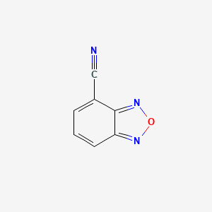molecular formula C7H3N3O B3114187 Benzo[c][1,2,5]oxadiazole-4-carbonitrile CAS No. 2002458-84-4