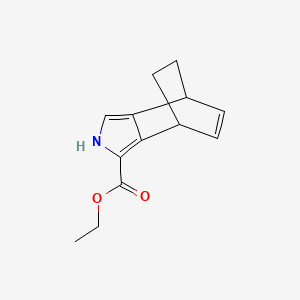 molecular formula C13H15NO2 B3114207 4,7-Ethano-2H-isoindole-1-carboxylic acid, 4,7-dihydro-, ethyl ester CAS No. 200353-88-4