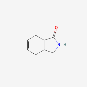 molecular formula C8H9NO B3114261 2,3,4,7-Tetrahydro-1H-isoindol-1-one CAS No. 2007916-73-4