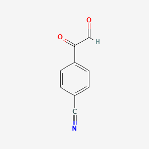 molecular formula C9H5NO2 B3114392 4-(2-Oxoacetyl)benzonitrile CAS No. 20099-53-0