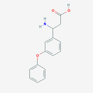 3-Amino-3-(3-phenoxyphenyl)propanoic acid