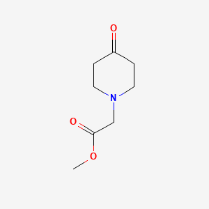 molecular formula C8H13NO3 B3114558 Methyl 2-(4-oxopiperidin-1-yl)acetate CAS No. 202197-70-4