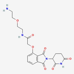 molecular formula C19H22N4O7 B3114570 E3 Ligand-Linker Conjugate 7 