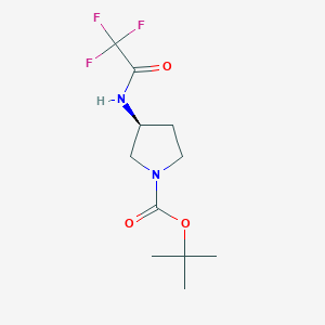 tert-butyl (3S)-3-[(trifluoroacetyl)amino]pyrrolidine-1-carboxylate