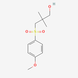 3-[(4-Methoxyphenyl)sulfonyl]-2,2-dimethylpropan-1-ol